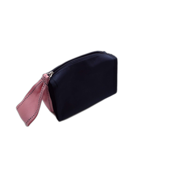 Oscar de la Renta‎ Navy Makeup Bag Travel Pouch Cosmetic Case Organizer - Picture 5 of 5